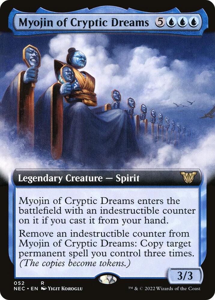 Myojin of Cryptic Dreams (Extended Art) (52) [Neon Dynasty Commander] [Extended Art]