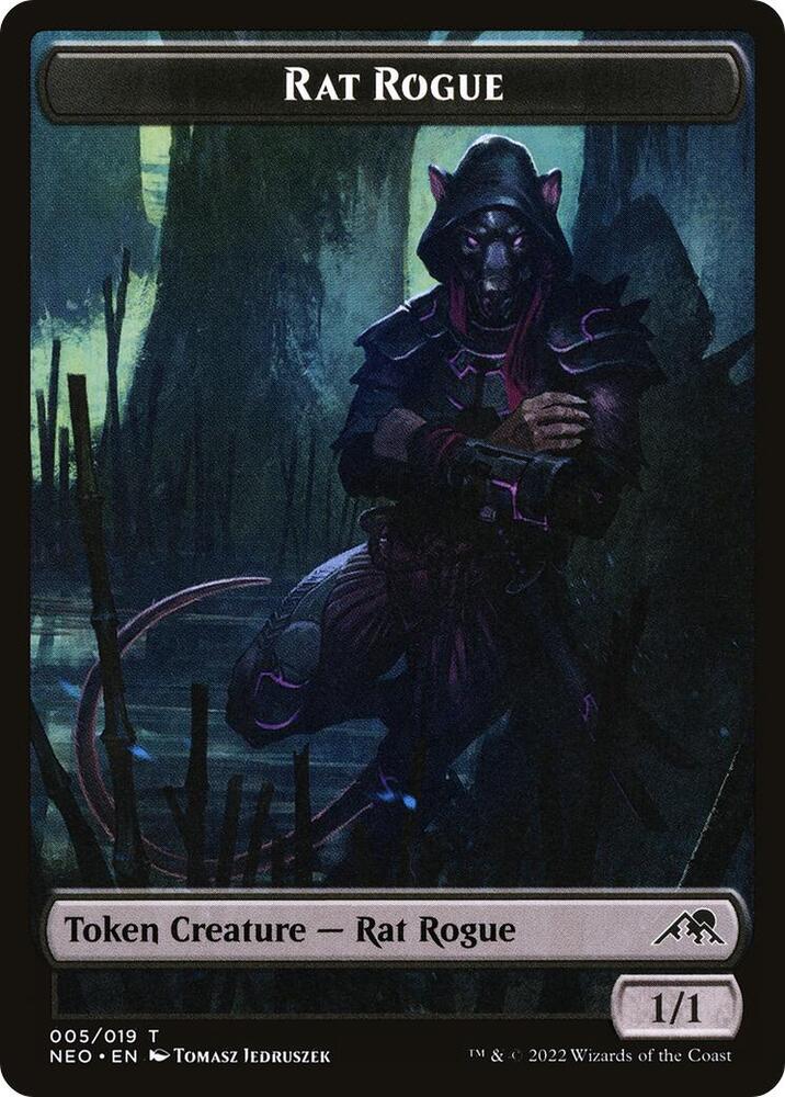 Rat Rogue Token (5) [Kamigawa: Neon Dynasty]