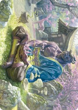 Kosei, Penitent Warlord Art Card (8) [Kamigawa: Neon Dynasty Art Series]
