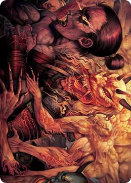 Gift of Wrath Art Card (11) [Kamigawa: Neon Dynasty Art Series]