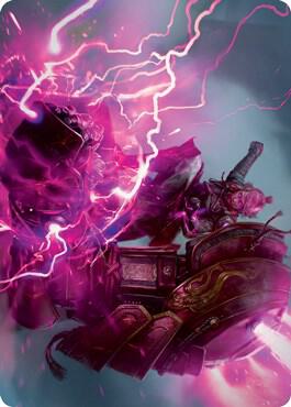 Voltage Surge Art Card (15) [Kamigawa: Neon Dynasty Art Series]