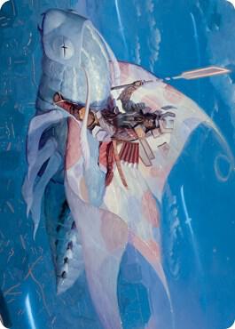 Sky-Blessed Samurai Art Card (19) [Kamigawa: Neon Dynasty Art Series]