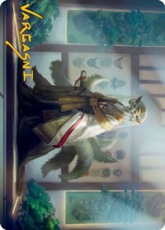 Light-Paws, Emperor's Voice Art Card (Gold-Stamped Signature) (23) [Kamigawa: Neon Dynasty Art Series]
