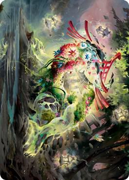 Go-Shintai of Life's Origin Art Card (26) [Kamigawa: Neon Dynasty Art Series]