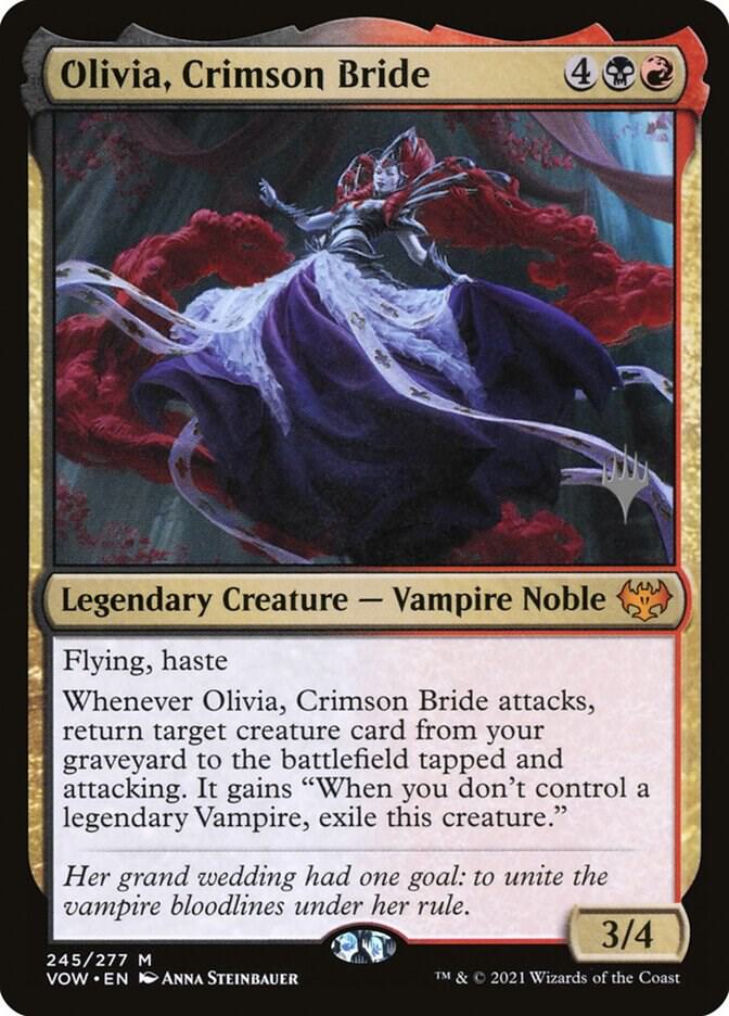Olivia, Crimson Bride (245) [Kamigawa: Neon Dynasty Promos]
