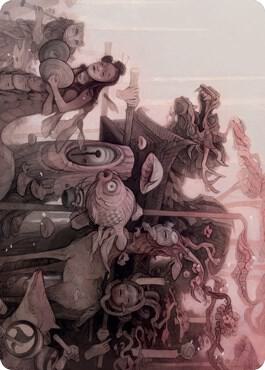 March of Burgeoning Life Art Card (29) [Kamigawa: Neon Dynasty Art Series]