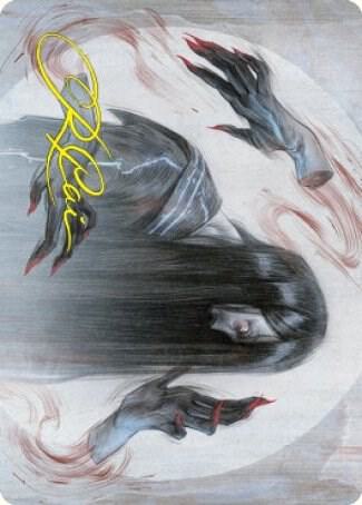 Clawing Torment Art Card (Gold-Stamped Signature) (32) [Kamigawa: Neon Dynasty Art Series]