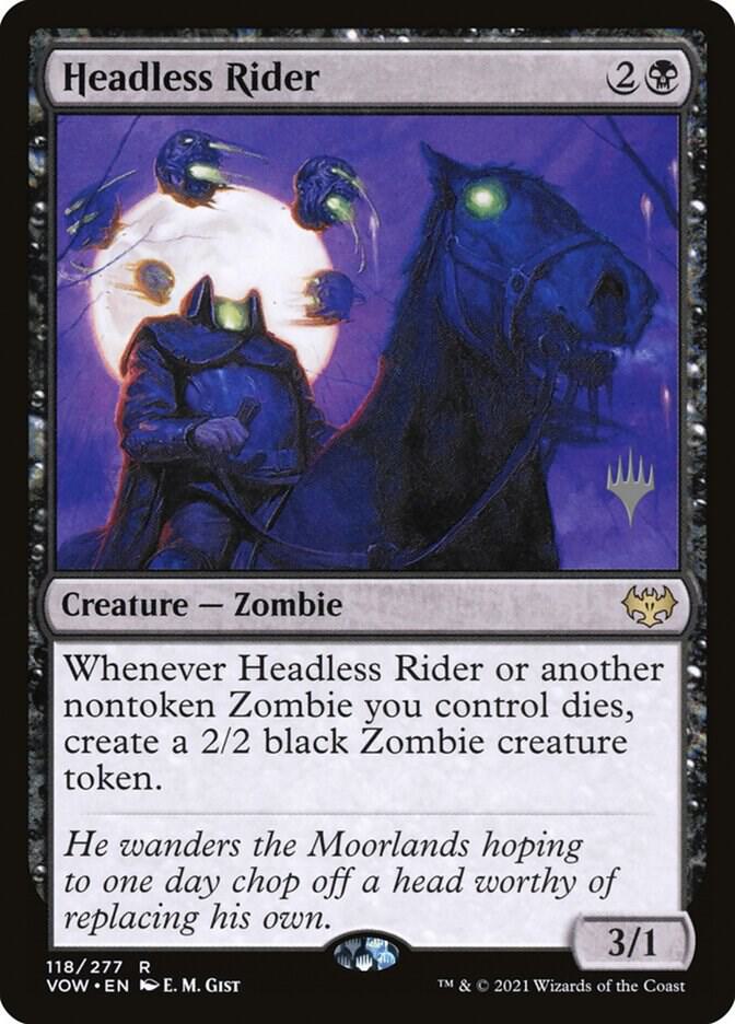 Headless Rider (118) [Kamigawa: Neon Dynasty Promos]