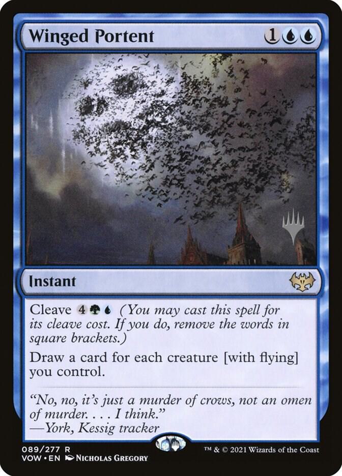 Winged Portent (89) [Kamigawa: Neon Dynasty Promos]