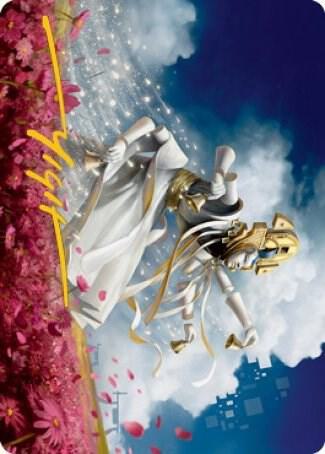 Myojin of Blooming Dawn Art Card (Gold-Stamped Signature) (33) [Kamigawa: Neon Dynasty Art Series]