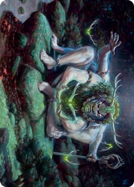 Myojin of Towering Might Art Card (34) [Kamigawa: Neon Dynasty Art Series]