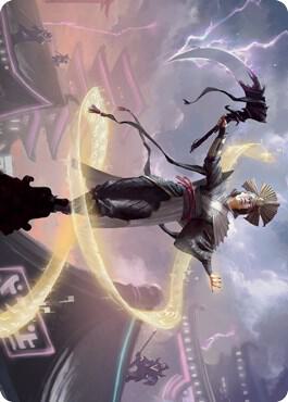 Naomi, Pillar of Order Art Card (35) [Kamigawa: Neon Dynasty Art Series]