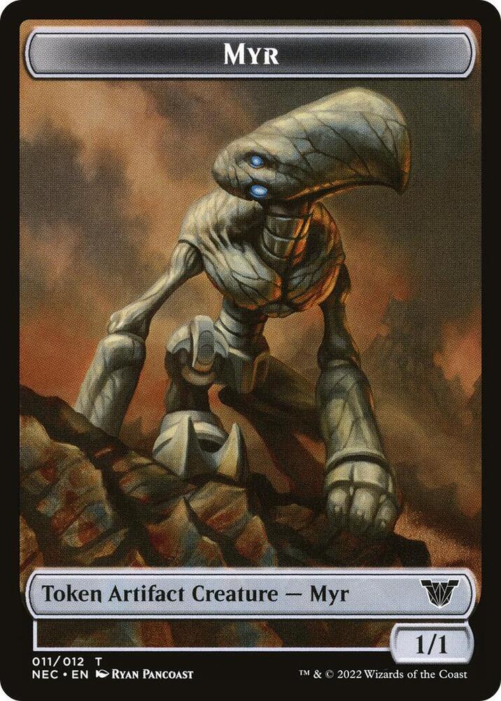 Myr // Pilot Double-Sided Token (11 // 1) [Neon Dynasty Commander]