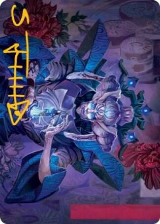 Tameshi, Reality Architect Art Card (36/81) (Gold-Stamped Signature) [Kamigawa: Neon Dynasty Art Series]