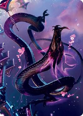 Junji, the Midnight Sky Art Card (38/81) [Kamigawa: Neon Dynasty Art Series]