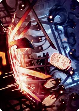 Smoke Spirits' Aid Art Card (41) [Kamigawa: Neon Dynasty Art Series]