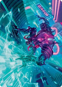 Surgehacker Mech Art Card (45) [Kamigawa: Neon Dynasty Art Series]