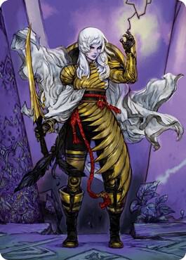 The Wandering Emperor Art Card (49/81) [Kamigawa: Neon Dynasty Art Series]