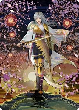 The Wandering Emperor Art Card (50/81) [Kamigawa: Neon Dynasty Art Series]