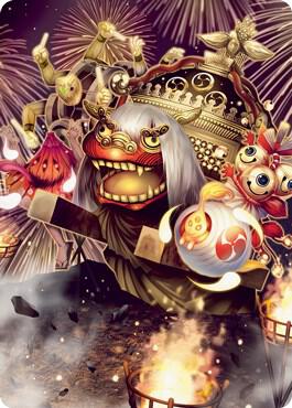 March of Reckless Joy Art Card (62) [Kamigawa: Neon Dynasty Art Series]