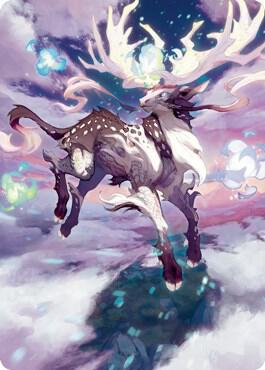 Hinata, Dawn-Crowned Art Card (68) [Kamigawa: Neon Dynasty Art Series]