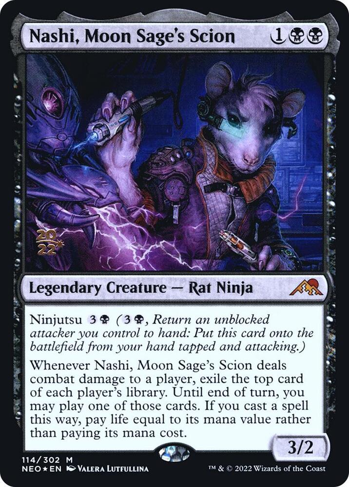 Nashi, Moon Sage's Scion (114) [Prerelease Cards]