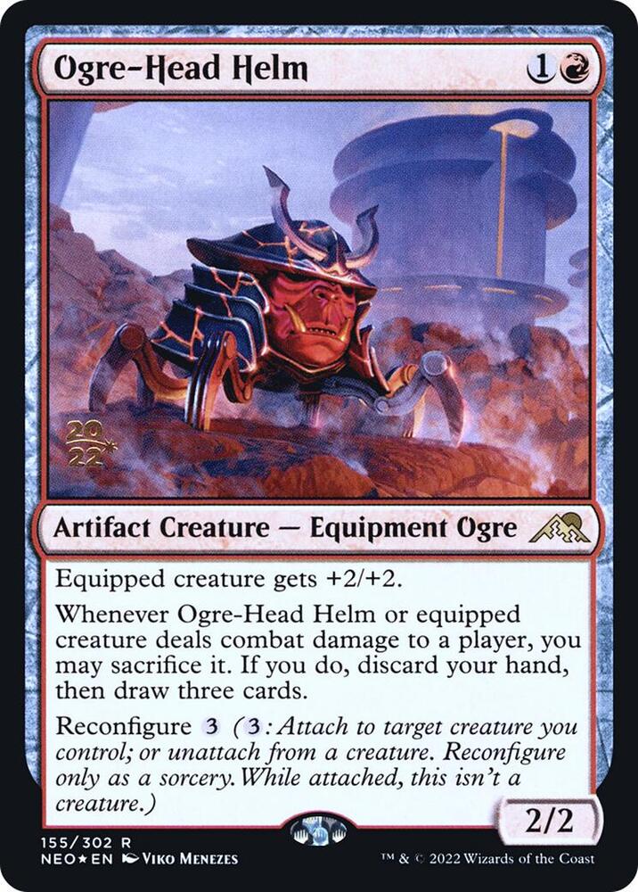 Ogre-Head Helm (155) [Prerelease Cards]