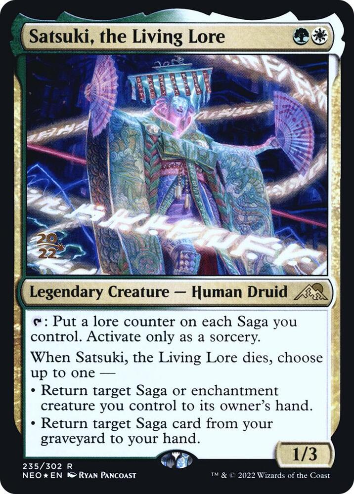 Satsuki, the Living Lore (235) [Prerelease Cards]