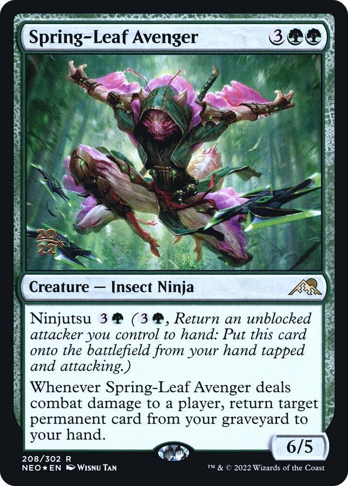 Spring-Leaf Avenger (208) [Prerelease Cards]