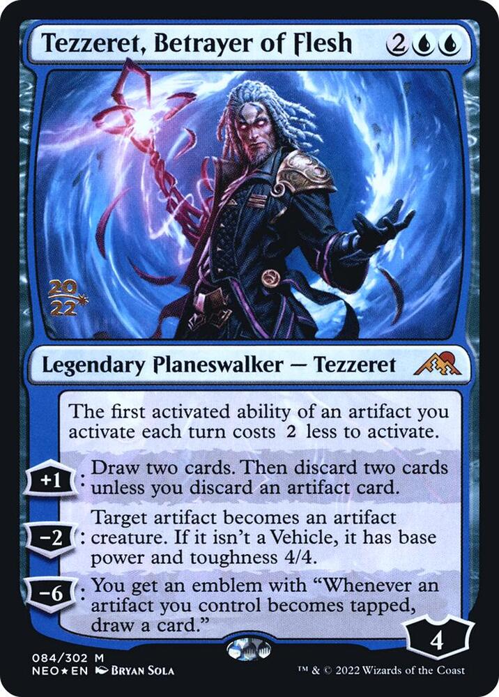 Tezzeret, Betrayer of Flesh (84) [Prerelease Cards]