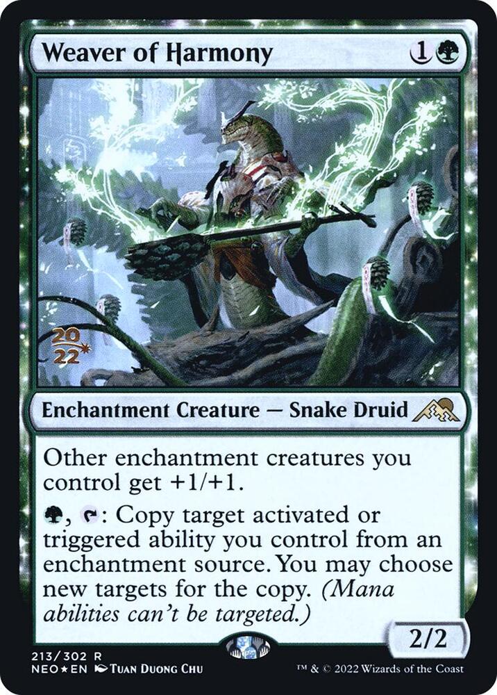 Weaver of Harmony (213) [Prerelease Cards]