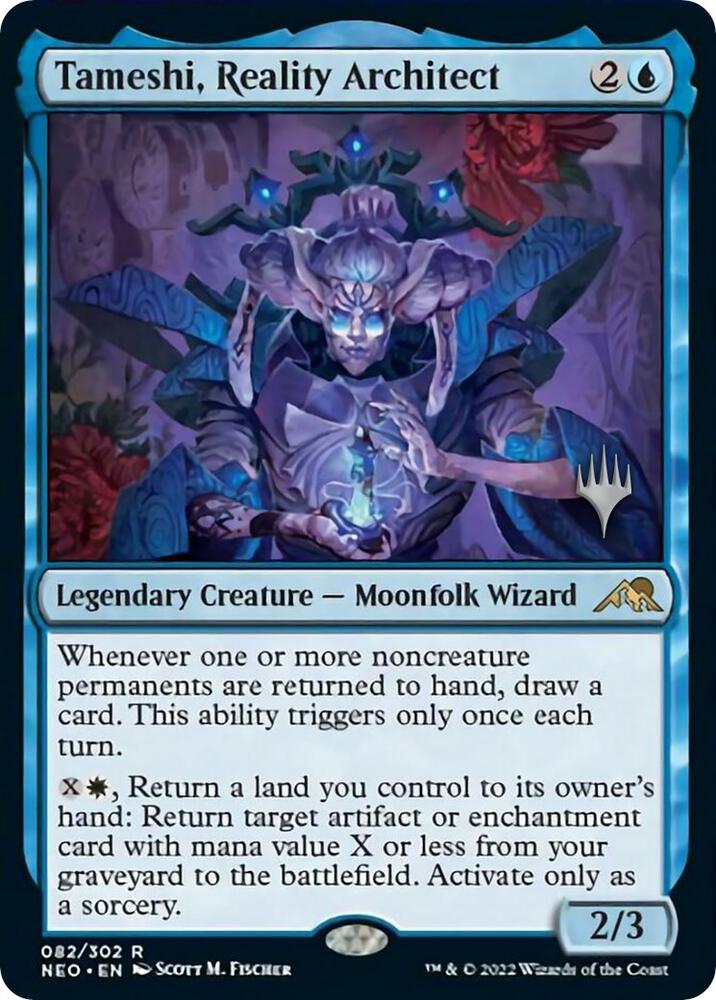Tameshi, Reality Architect (82) [Kamigawa: Neon Dynasty Promos]