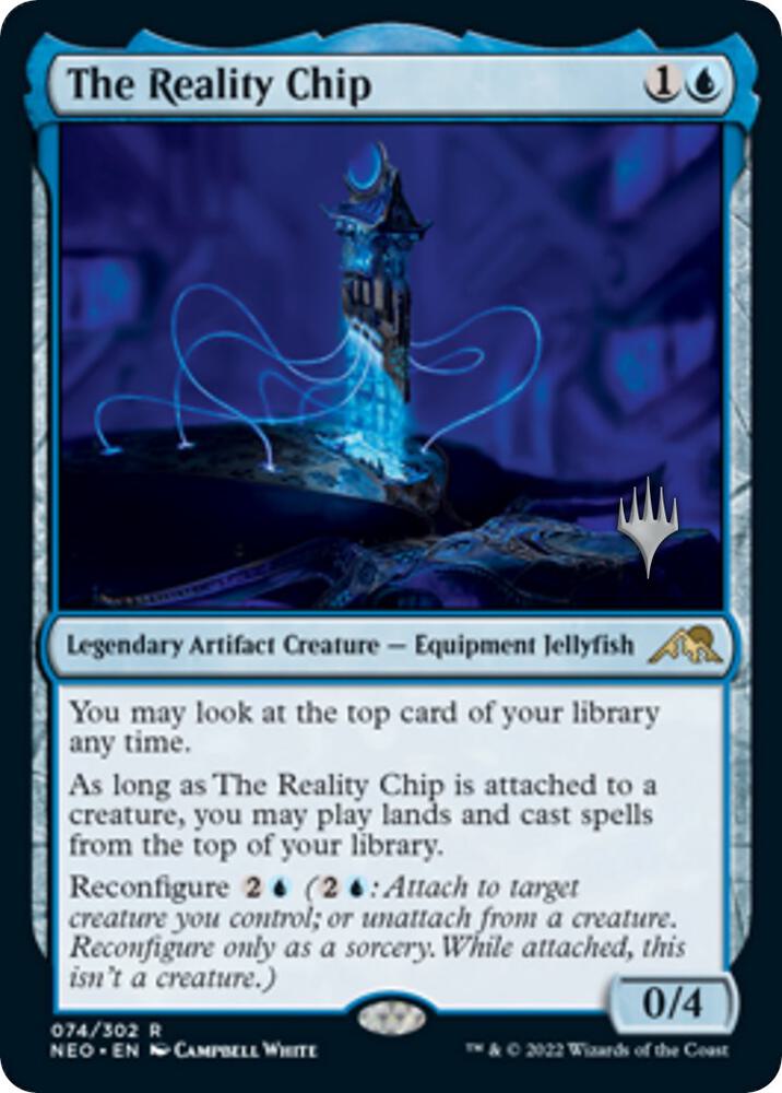 The Reality Chip (74) [Kamigawa: Neon Dynasty Promos]