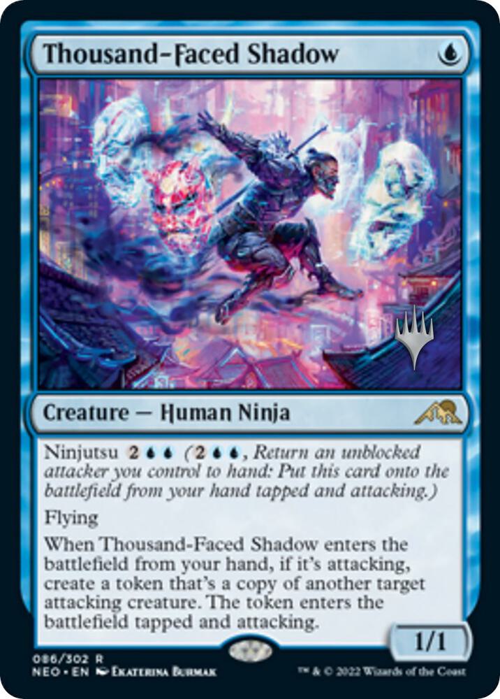 Thousand-Faced Shadow (86) [Kamigawa: Neon Dynasty Promos]
