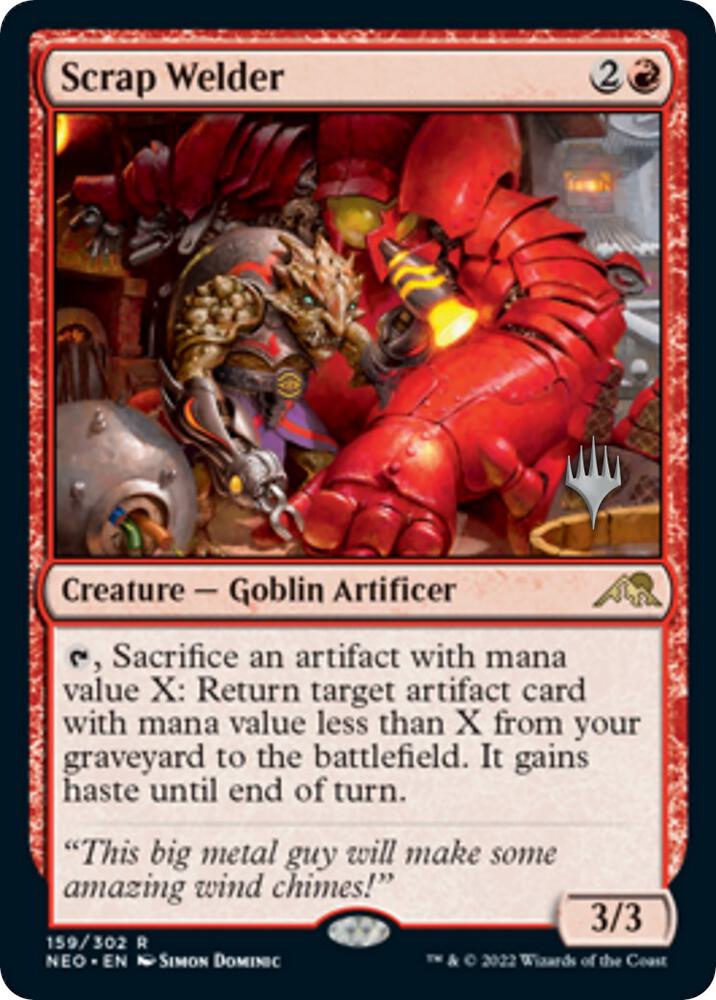 Scrap Welder (159) [Kamigawa: Neon Dynasty Promos]