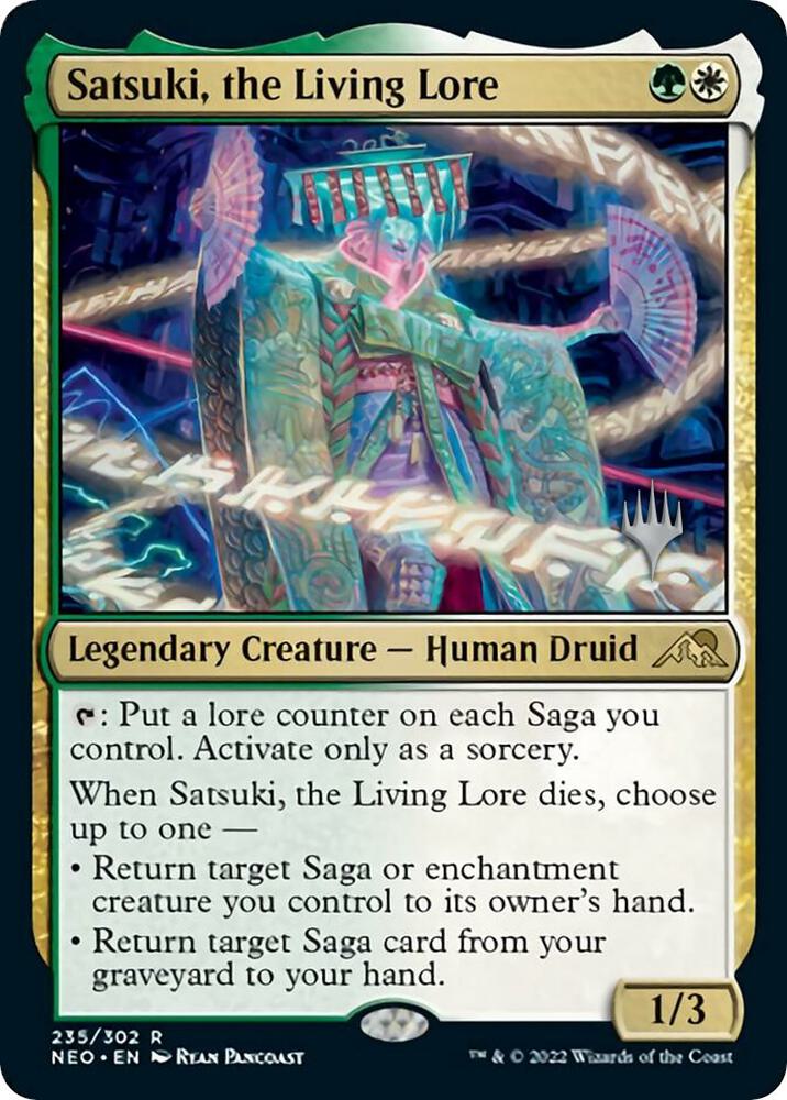 Satsuki, the Living Lore (235) [Kamigawa: Neon Dynasty Promos]