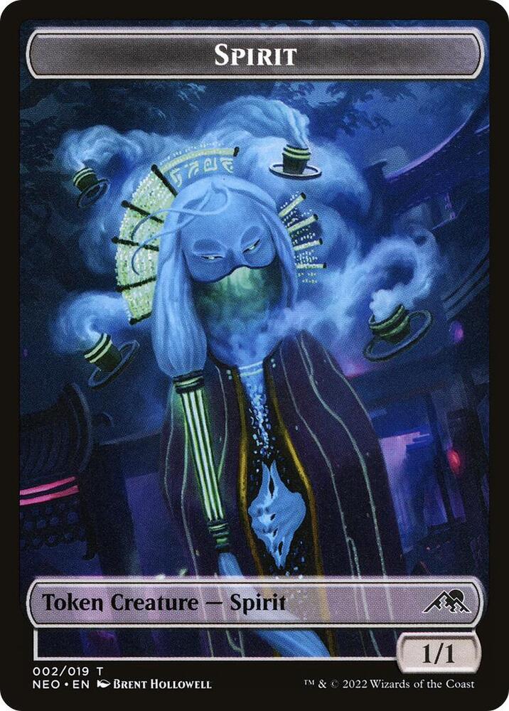 Spirit (002) // Rat Rogue (005) Double-sided Token (2 // 5) [Kamigawa: Neon Dynasty]