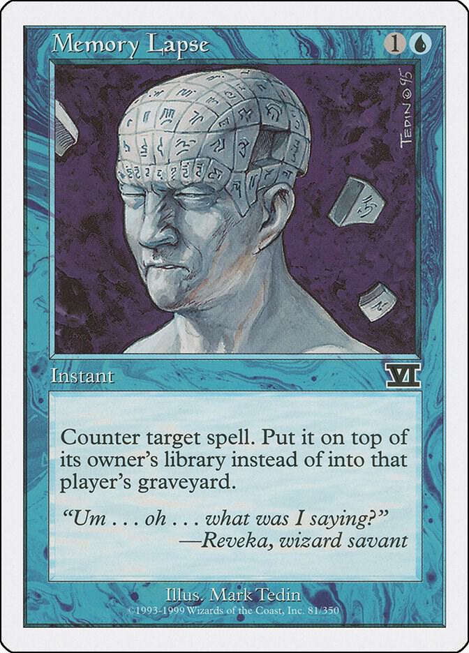 Memory Lapse (81) [Classic Sixth Edition]