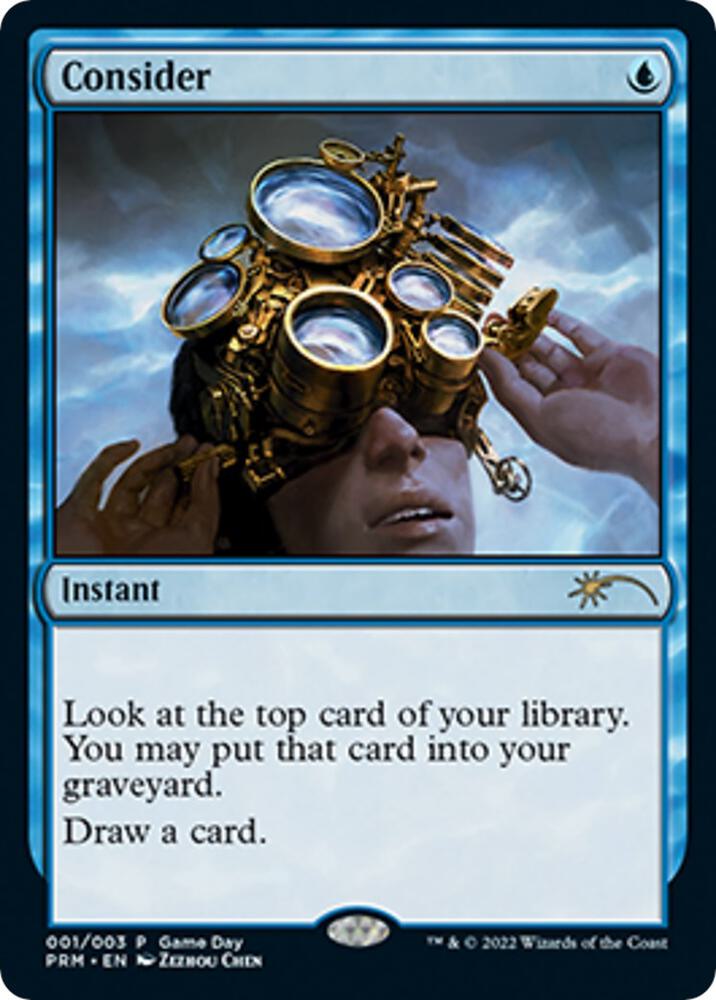 Consider (1) [Game Day Promos]