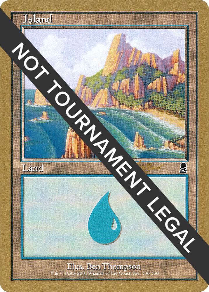 Island (336) - 2002 Sim Han How (ODY) [World Championship Decks]