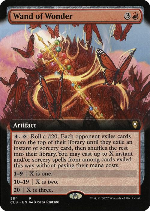Wand of Wonder (Extended Art) (584) [Commander Legends: Battle for Baldur's Gate] [Extended Art]
