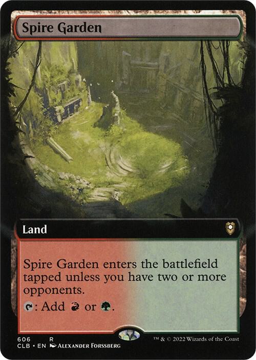 Spire Garden (Extended Art) (606) [Commander Legends: Battle for Baldur's Gate] [Extended Art]