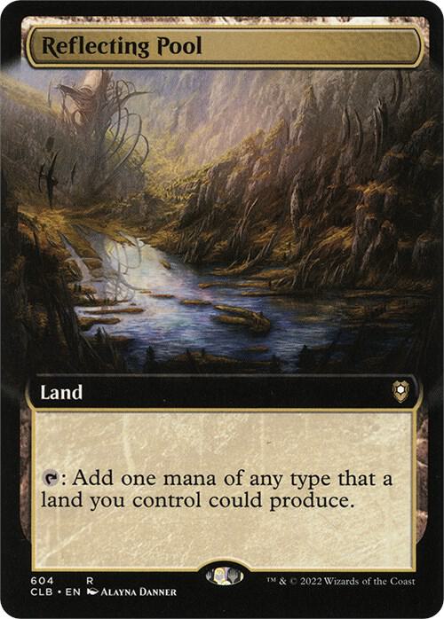 Reflecting Pool (Extended Art) (604) [Commander Legends: Battle for Baldur's Gate] [Extended Art]