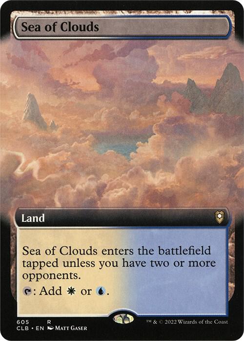 Sea of Clouds (Extended Art) (605) [Commander Legends: Battle for Baldur's Gate] [Extended Art]