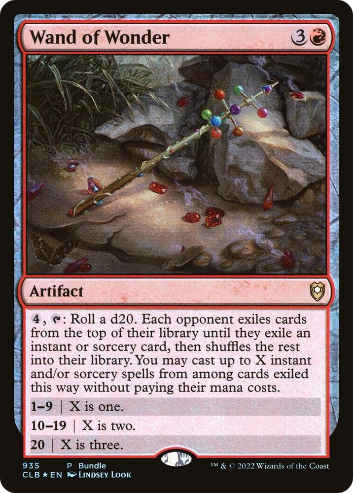 Wand of Wonder (CLB Bundle) (935) [Unique and Miscellaneous Promos]