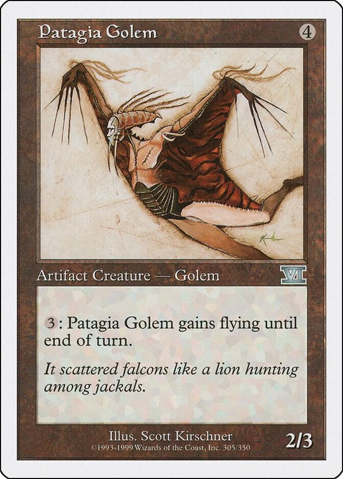 Patagia Golem (305) [Classic Sixth Edition]