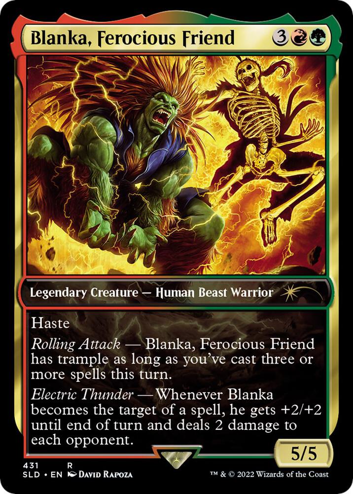 Blanka, Ferocious Friend (431) [Secret Lair Drop]