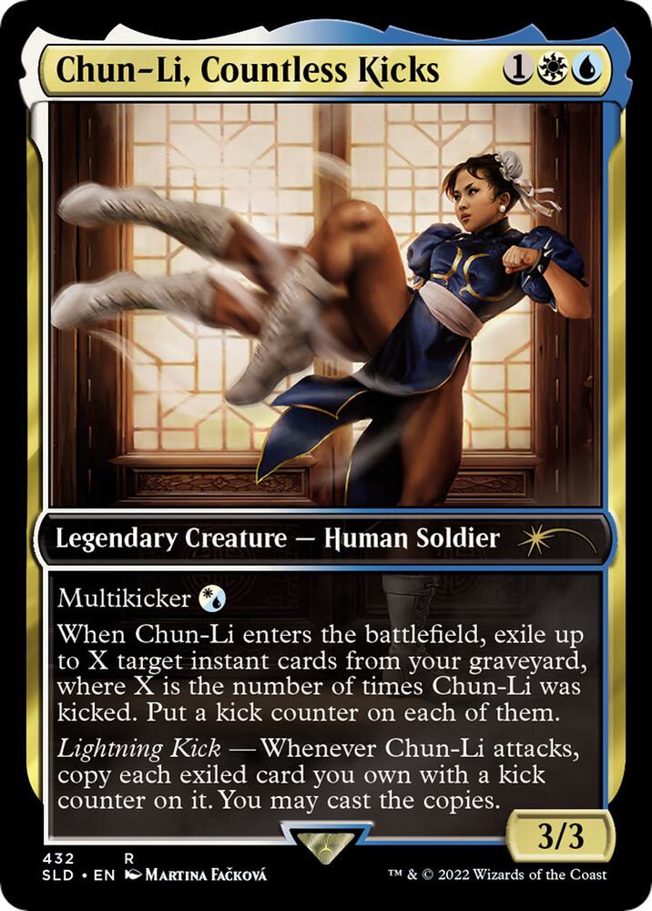 Chun-Li, Countless Kicks (432) [Secret Lair Drop]
