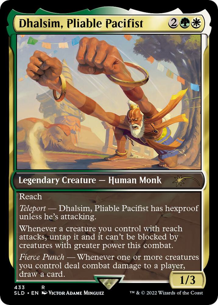 Dhalsim, Pliable Pacifist (433) [Secret Lair Drop]