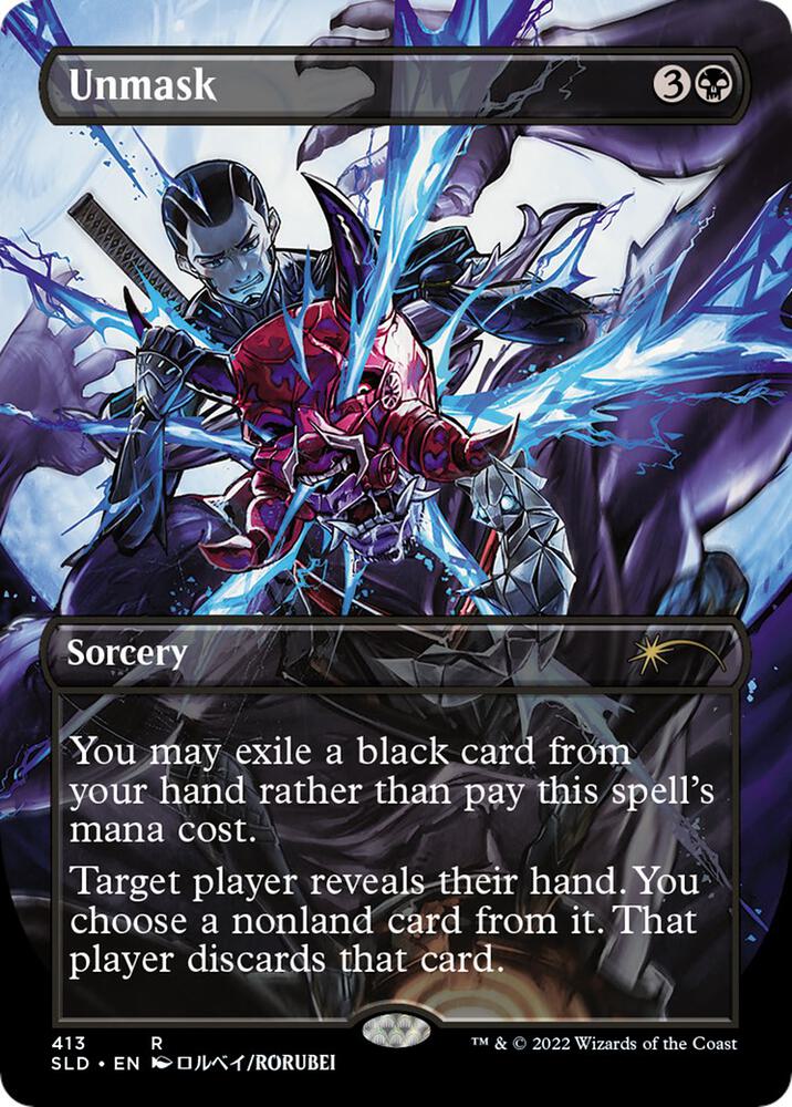 Unmask (413) [Secret Lair Drop] [Borderless]